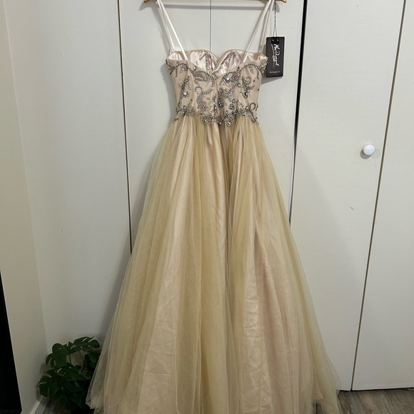 Mac Duggal Golden Gown - Picture 7 of 11